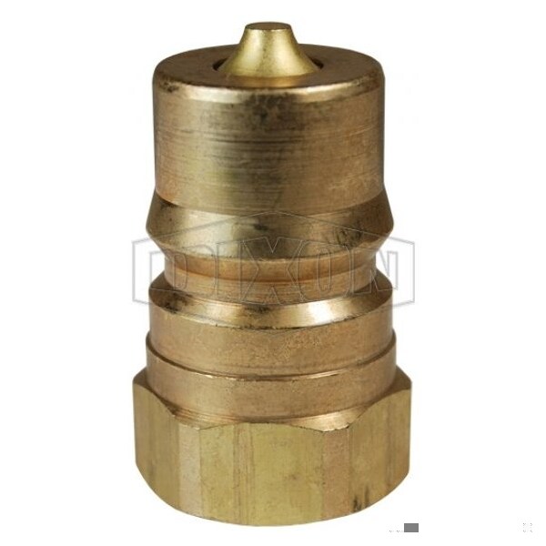 Dixon DQC H Industrial Interchange Female Plug, 1-11 Nominal, Female BSPP, Brass H8BF8-B - main